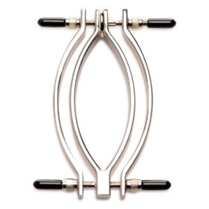 Затискач для статевих губ Master Series: Pussy Tugger Adjustable Vagina Clamp with Chain