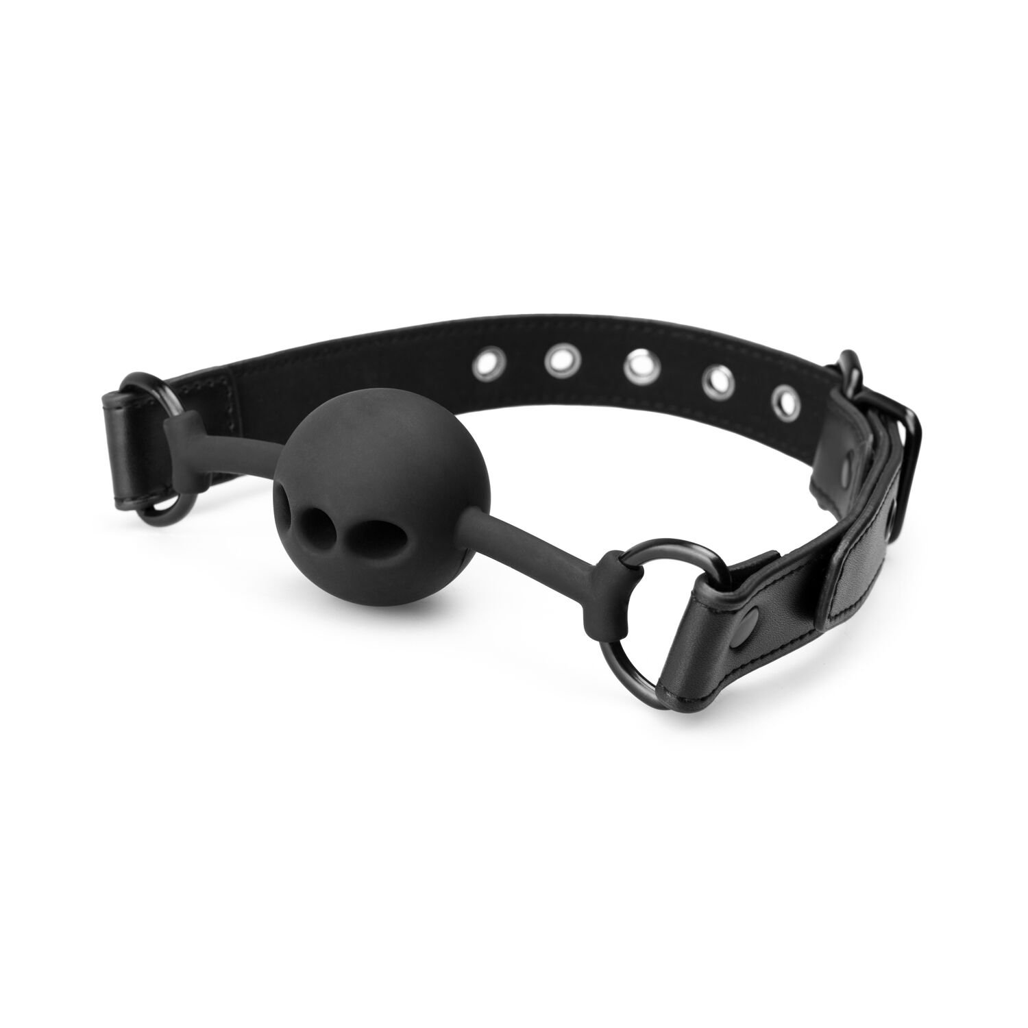 Повітропроникний кляп Bedroom Fantasies: Breathable Silicone Ball Gag, чорний Повітропроникний кляп Bedroom Fantasies: Breathable Silicone Ball Gag, чорний