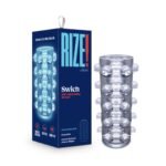 Мастурбатор Blush Rize – Swich Glow in the Dark Masturbator Clear, двосторонній, світиться в темряві