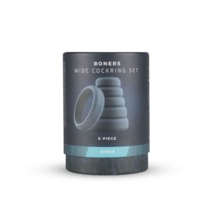 Набір ерекційних кілець Boners 6-Piece Cock Ring Set, діаметр від 2,6 до 5,7 см, силікон