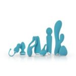 Вібратор-кролик Cala Azul – Martina Rabbit Vibrator, ергономічна форма, 10 режимів