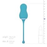 Віброяйце Cala Azul – Elena Vibrating Egg With Remote Control, 10 режимів, пульт ДК