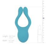 Універсальний вібратор для пар Cala Azul – Dani Couples Toy, 10 режимів