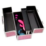 Великий кейс для зберігання секс-іграшок BMS Factory Large Lokable Vibrator Case Pink, кодовий замок