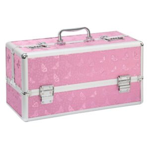 Великий кейс для зберігання секс-іграшок BMS Factory Large Lokable Vibrator Case Pink, кодовий замок