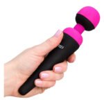 Вібромасажер PalmPower Recharge Pink, перезаряджуваний, гнучка головка, тревел-замок