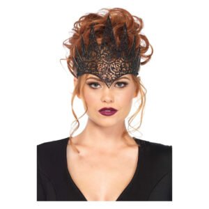 Широка корона Leg Avenue Die Cut Royal Crown, чорна