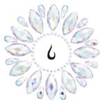 Стрази-прикраси для тіла Leg Avenue Fluer body jewels sticker, наліпки
