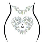 Стрази-прикраси для тіла Leg Avenue Novalie body jewels sticker, наліпки