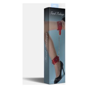 Поножи Feral Feelings - Ankle Restraints Red Trasparent