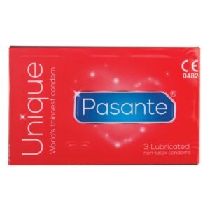 Презервативи супертонкі Pasante Unique безлатексні (ціна за упаковку, 3 шт.)