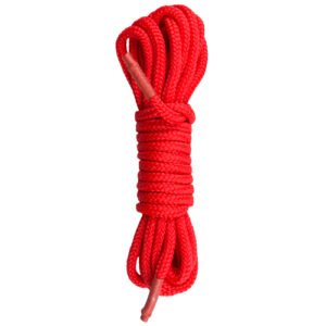 Бондажна мотузка Easytoys, нейлонова, червона, 10 м