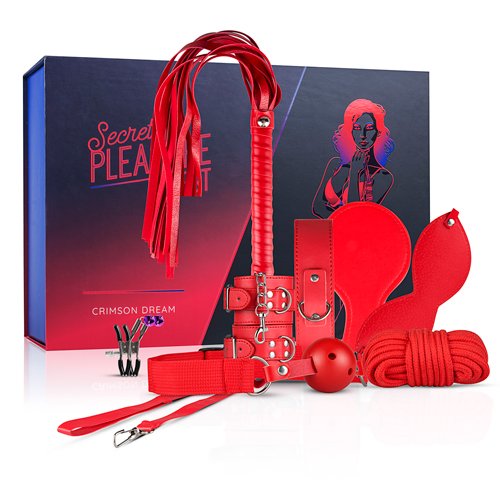 Набір БДСМ Secret pleasure Chest Crimson Dream червоний Набір БДСМ Secret pleasure Chest Crimson Dream червоний