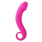 Вигнутий фалоімітатор Curved Dong для рожевий простати, 17.5 см x 3.5 см.