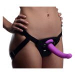 Страпон з кільцевим кріпленням Navigator Silicone G-Spot Dildo фіолетовий