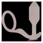 Анальна пробка з ерекційним кільцем Snug & Tug B-Vibe, силіконова, чорна
