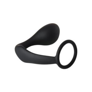 Анальна пробка з еррекційним кільцем FANTASSTIC ANAL PLUG WITH COCKRING BLACK