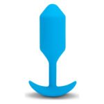 Анальна пробка з вібрацією b-Vibe VIBRATING SNUG PLUG розмір L, синя