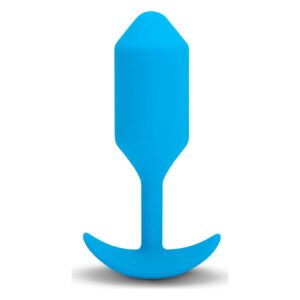 Анальна пробка з вібрацією b-Vibe VIBRATING SNUG PLUG розмір L, синя