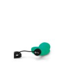 Анальна пробка з вібрацією, рельєфна B-VIBE-TEXTURE PLUG TWIST, зелена