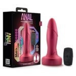 Анальна пробка з вібрацією та пультом Blush Anal Adventures Matrix, червона
