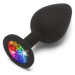 Анальна пробка середня Rainbow Booty Jewel M Toy Joy