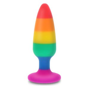 Анальна пробка TOY JOY Hunk Plug, L, різнокольорова, 13 х 3.9 см