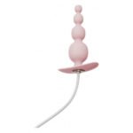 Анальний плаг із вібрацією Qingnan No.8 Mini Vibrating Anal Beads PINK