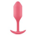 Безшовна силіконова анальна пробка з обтяженням B-Vibe - Snug Plug 2