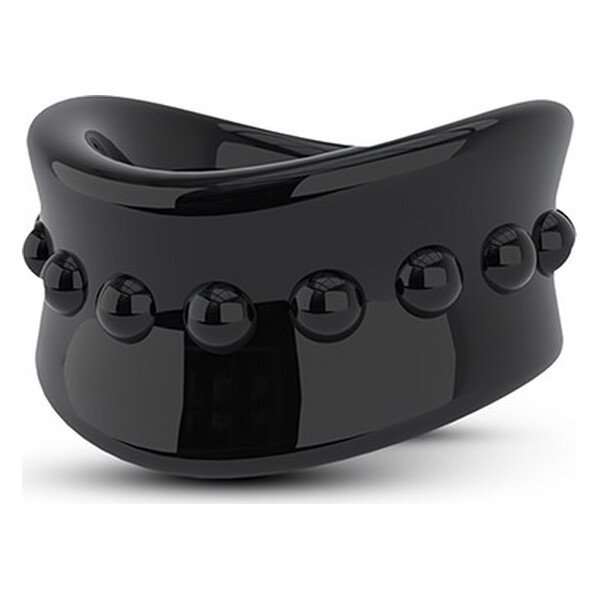 Ерекційна насадка Stay Hard Beef Ball Stretcher чорна, 5 см Ерекційна насадка Stay Hard Beef Ball Stretcher чорна, 5 см