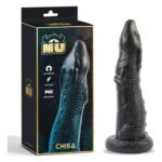 Фалоімітатор у вигляді міфічного дракона CHISA MU, чорний