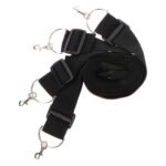 Фіксатори на ліжко з карабінами. чорні Bed Restraints Taboom