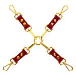 Хрестоподібний фіксатор Taboom Bondage In Luxury Hogtie, червоний