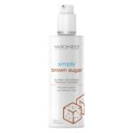 Лубрикант зі смаком коричневого цукру Wicked Simply Brown Sugar на водній основі, 120 мл