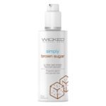 Лубрикант оральний Wicked Simply Brown Sugar на водній основі зі смаком коричневого цукру, 70 мл