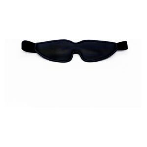 Маска екошкіра з вирізом Blindfold, чорна