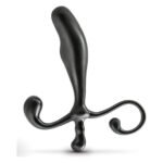 Масажер простати Blush Anal Adventures чорного кольору, 12.4 см х 2.5 см