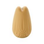 Міні-вібратор для клітора з фігурним візерунком Sweet Em Velvet Lure,10 режимів вібрації, жовтий