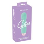 Міні-вібратор із рельєфною головкою Cuties, м'ятний
