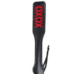 paddl-s-tysnenyem-pod-zmeynuiu-kozhu-s-nadpysiu-xoxo-ekokozha-chernyi-31.5-sm-20256956670078_-0470286333