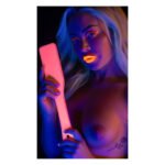 Паддл Taboom Glow In the Dark, світиться в темряві, рожевий, 32 см