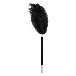 Перо-тіклер Noir Soft Feather Tickler, чорного кольору