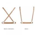 Портупея на груди MAZE Bijoux Indiscrets бежева, OS