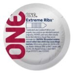 Набір рельєфних латексних презервативів One Extreme Ribs (ціна за 5 шт.)