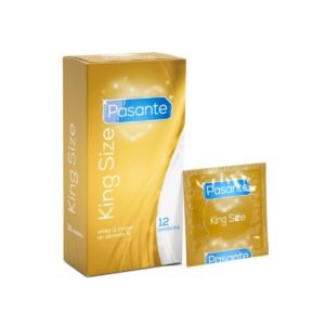 Презервативи великого розміру Pasante King Size латексні (ціна за упаковку, 12 шт.)