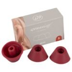 Змінні насадки на Womanizer Duo Heads, бордові, розмір S