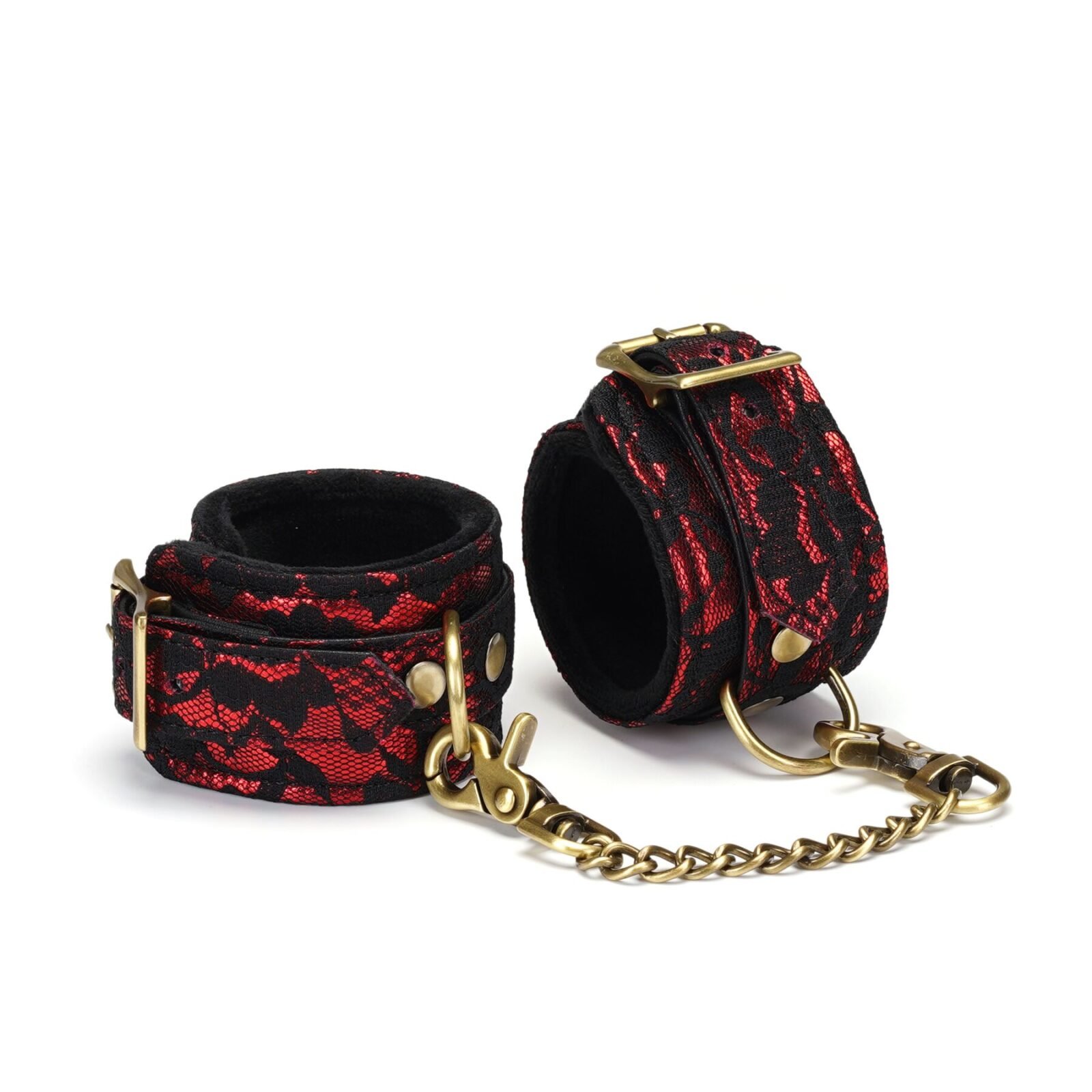 Наручники Liebe Seele Victorian Garden Wrist Cuff, кільця та з’єднувальний ланцюжок Наручники Liebe Seele Victorian Garden Wrist Cuff, кільця та з’єднувальний ланцюжок