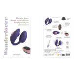 Віброяйце з вакуумною кліторальною стимуляцією Love To Love Wonderlover MIDNIGHT INDIGO