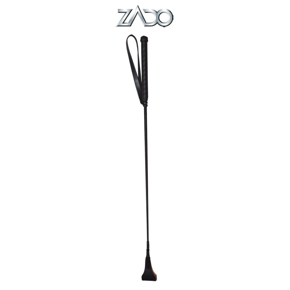 Стек Zado Leather Crop з шкіряним м'яким наконечником, чорний Стек Zado Leather Crop з шкіряним м'яким наконечником, чорний