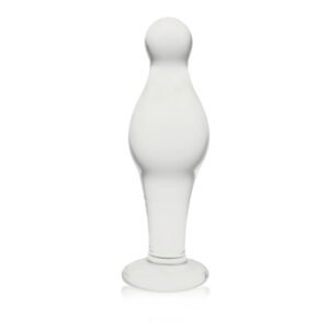 Скляний Анальний затор 4,5" Glass Romance Clear